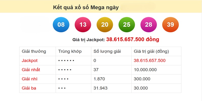 Xổ số Mega 6/45 tỷ lệ ăn khủng tại QH99 Xổ số Mega 6/45 tỷ lệ ăn khủng tại QH99